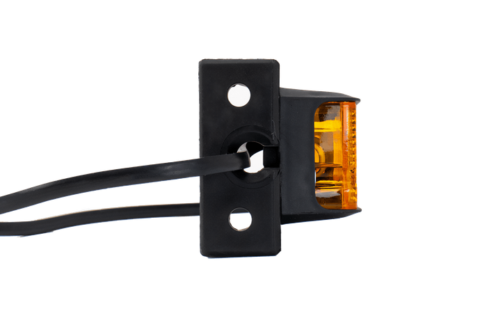 DOBPLAST DPT15 LED markeringslampe, oransje, universal, med holder