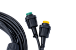 MANTES elektrisk installasjon, tilhengerledningsnett 4m, 7PIN-plugg, 2x5PIN-bajonetter