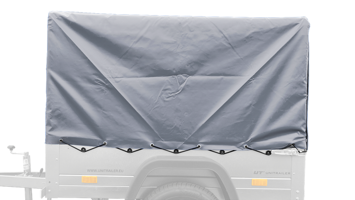 Unitrailer 1510/150 deksel KIPP H-800 GRÅ