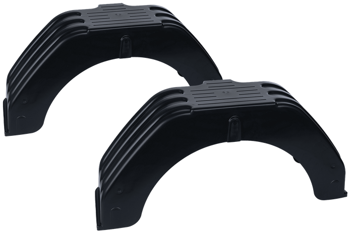 Sett med to skvettskjermer for en 13-14" tilhenger, flate hjulbuer 710/200 mm