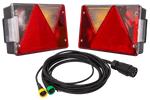 ASPÖCK MULTIPOINT IV baklykter + MANTES 5m 7-PIN sele