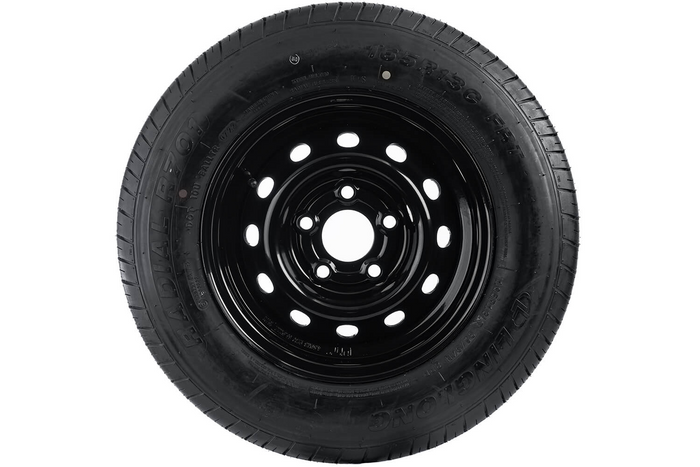 Forsterket tilhengerhjul LINGLONG DEKK 165/80 R13C 96/94N UNITRAILER FELG svart 4,5Jx13"H2 5x112 ET:30