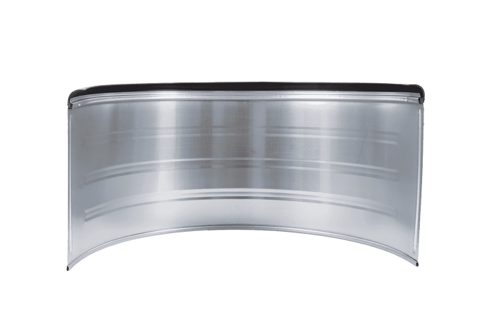 Dobbelskjerm for tilhenger 17,5-19,5" DOMAR DK7140 hjulbue 1000/500 mm metall med gummikant