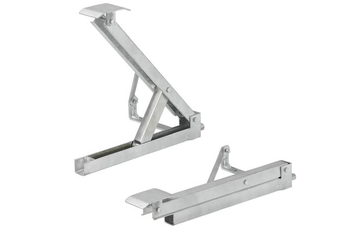 ProPlus 361510V01 uttrekkbar hjørnestøtte venstre foran/høyre bak på tilhenger 600 kg 460 mm