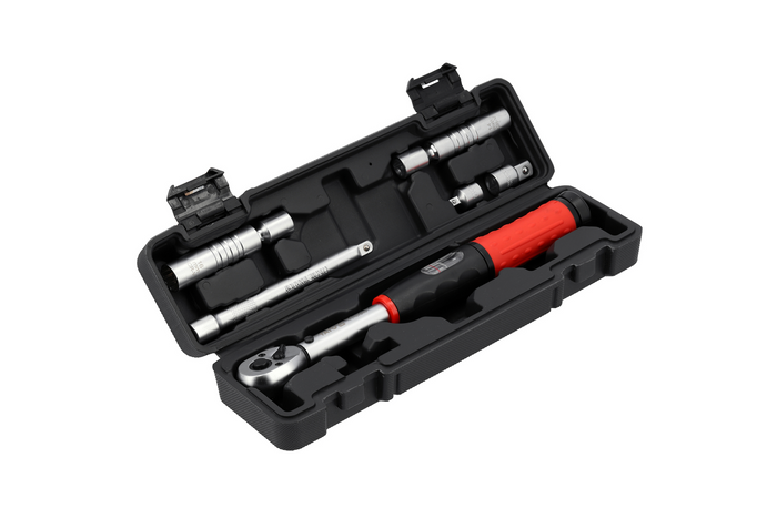 YATO 3/8" 10–60 Nm 6-delers momentnøkkelsett for tennpluggbytte