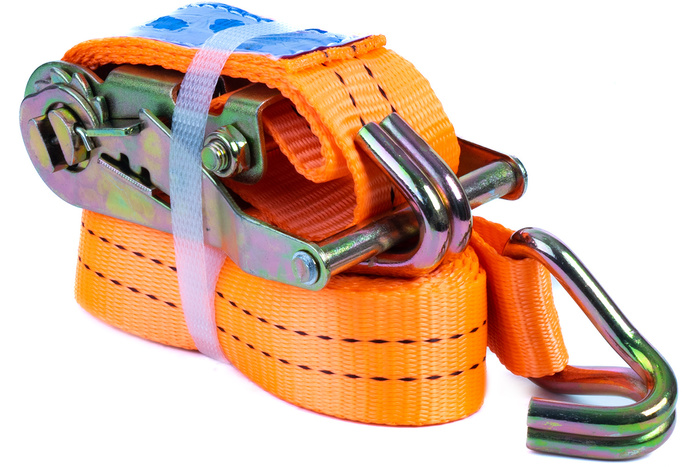 Sett med fire transportbelter med strammer UNITRAILER 4m/25mm/1t