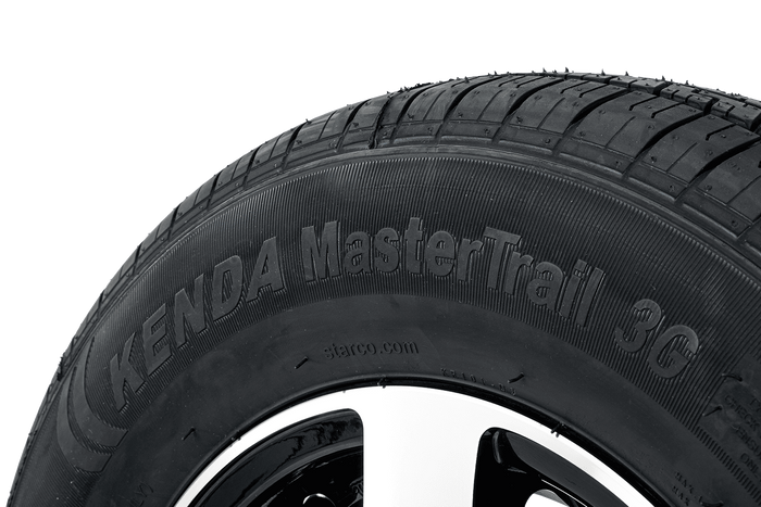 Forsterket hjul for tilhenger DEKK KENDA 165/80 R13C 96/94N ALU FELG STARCO polert 5Jx13"H2 4X100 ET:30