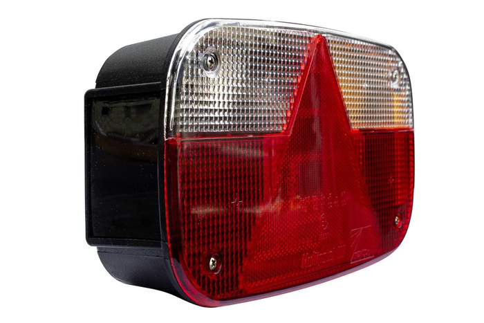 ASPÖCK Multipoint III baklykt, 6 funksjoner, høyre