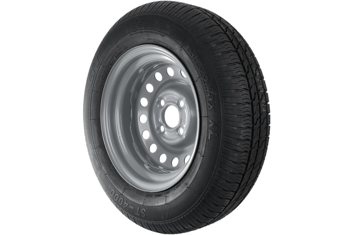 Sett med to hjul for tilhenger KENDA DEKK 155/80 R13 84N KENDA FELG 4Jx13"H2 4x100 ET:30