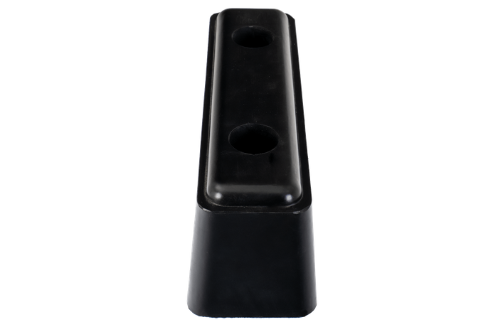 Gummistøtfanger / rektangulær støtfanger 24,5x8x9 cm