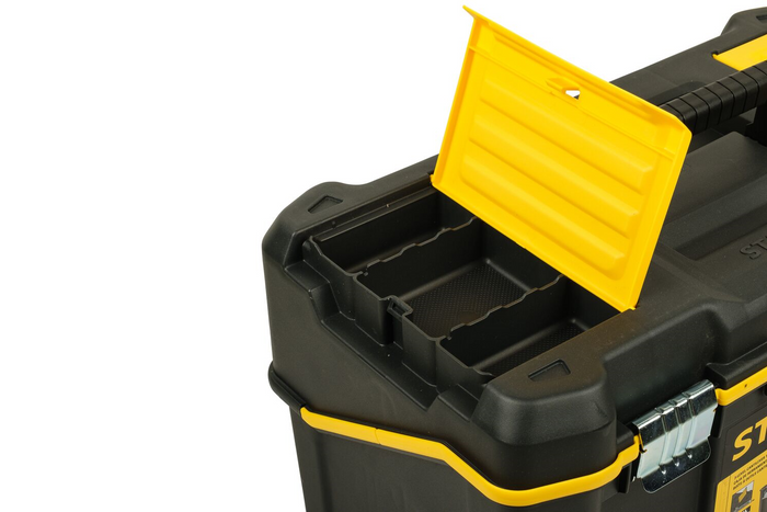 STANLEY Verktøykasse med 3 hyller, 490 x 290 x 250 mm, 24 l
