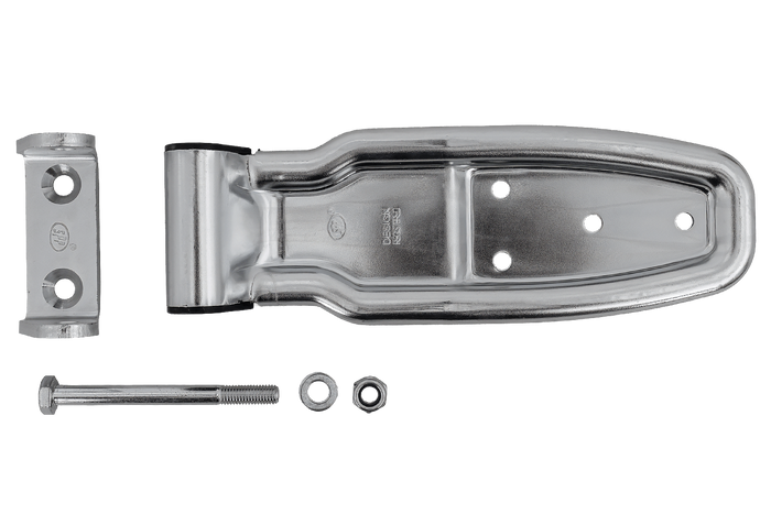 Sidehengsel med monteringsbrakett STEELPRESS HB-01.270-02+UH-01 komplett tilhengersidemontering