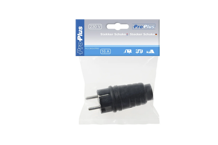Schuko ProPlus 373570 støpsel med jordkontakt 16A 230V