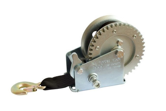 450 kg båthengervinsj med belte uten Knott-hus