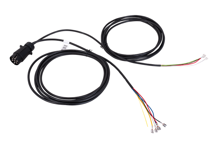 MANTES elektrisk installasjonskabel for tilhenger 4m 7PIN-plugg 6.3-kontakter