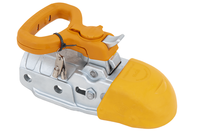 STEELPRESS BC-3500E-00-02+SD kulekobling for en 3500 kg tilhenger med et 60,5 mm støpejernsrørstrekk