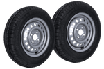 Sett med to hjul for tilhenger KENDA DEKK 155/80 R13 84N KENDA FELG 4Jx13"H2 4x100 ET:30