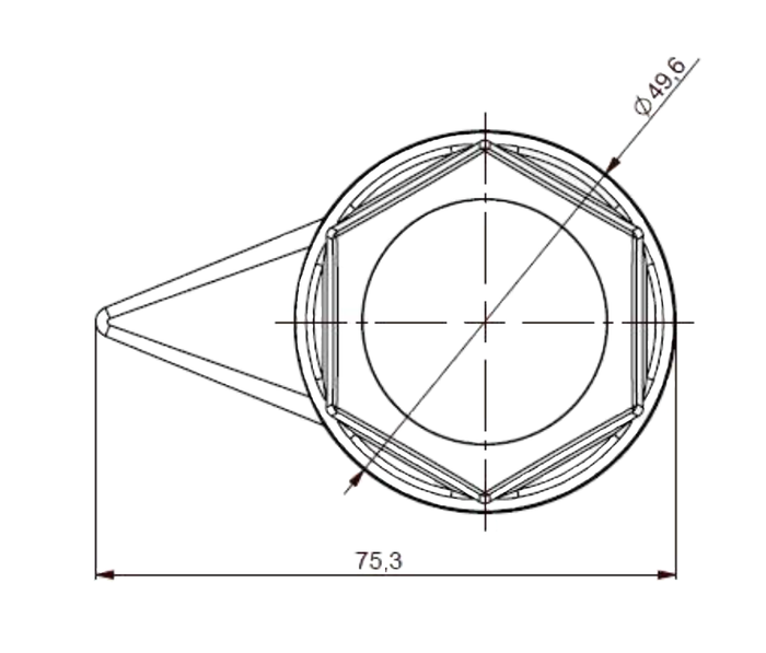 DEKSEL FOR SKRUER METALLIC HIGH F33 TIR INDIKATOR