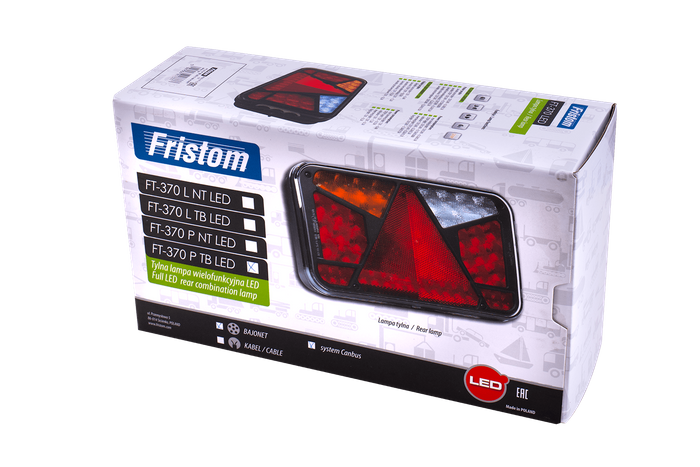 Baklys Fristom FT-370 LED 7 fungerer høyre