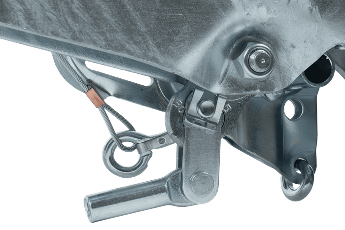 AL-KO 251S påløpsanordning med AK270-feste for en 2600 kg tilhenger med firkantet drag