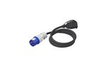 Adapter med CEE-plugg og stikkontakt med jordkontakt 16A 230V ProPlus 373530DE kabel 150cm
