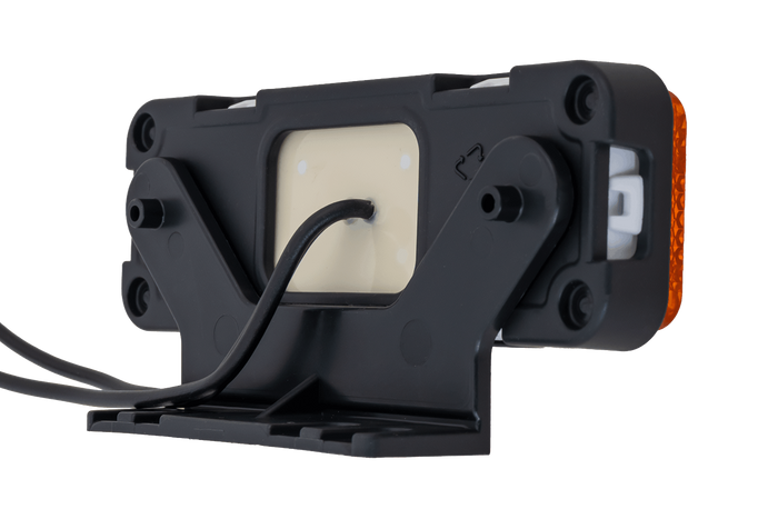 WAŚ W254 2033 LED-markeringslampe, oransje, universal, med holder