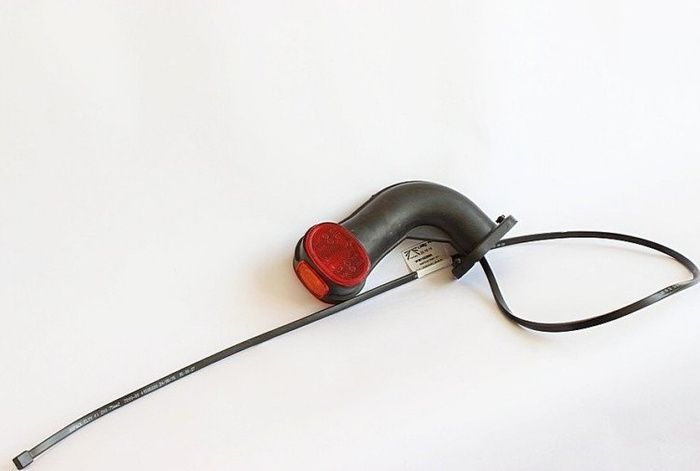 ASPÖCK SUPERPOINT II venstre markeringslampe på gummiarm