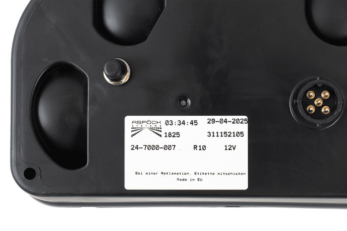 ASPÖCK Multipoint II baklykt, 6 funksjoner, venstre