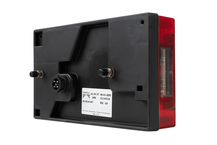 ASPÖCK Multipoint I baklykt, 6 funksjoner, høyre