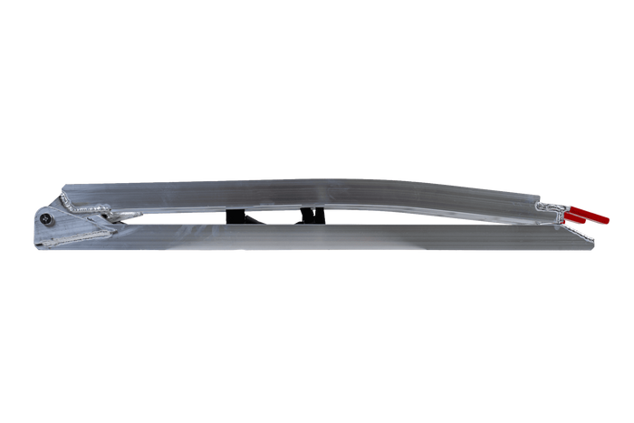 UNITRAILER ALR002 sammenleggbar rampe aluminiumsrampe for tilhenger 221 cm 340 kg med belte