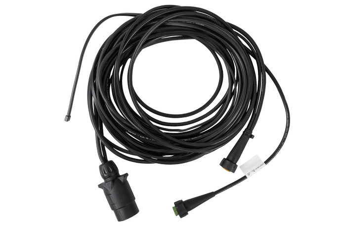 ASPÖCK elektrisk installasjon tilhenger sele 5 m 7 PIN plugg bajonetter 2x 5 PIN