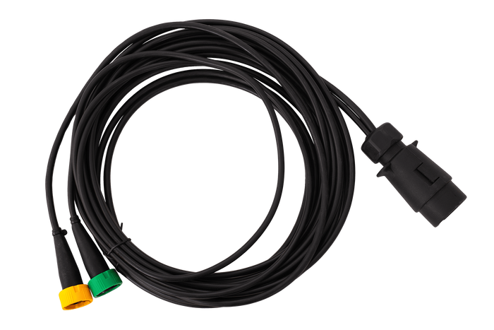 ASPÖCK 58-1022-087 elektrisk installasjon tilhengerledning 4,5 m 7PIN-plugg bajonetter 2x5PIN