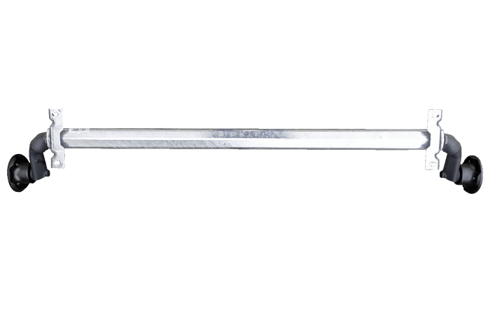 AL-KO OPTIMA ubremset aksel for tilhenger 750 kg 1260 mm 1660 mm 4x100