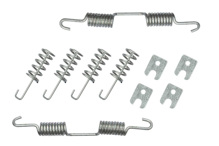 Bremsesko for aksler AL-KO 160x40 med et sett UNITRAILER fjærer