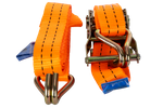 UNITRAILER 2m/35mm/2t oransje transportbånd med strammer