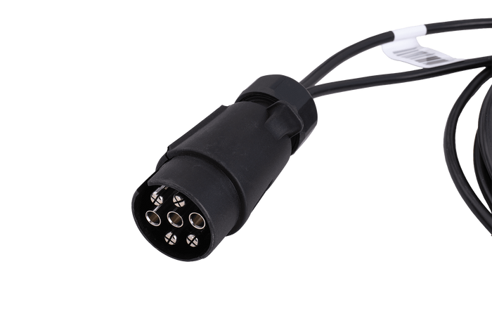 MANTES elektrisk installasjonskabel for tilhenger 4m 7PIN-plugg 6.3-kontakter