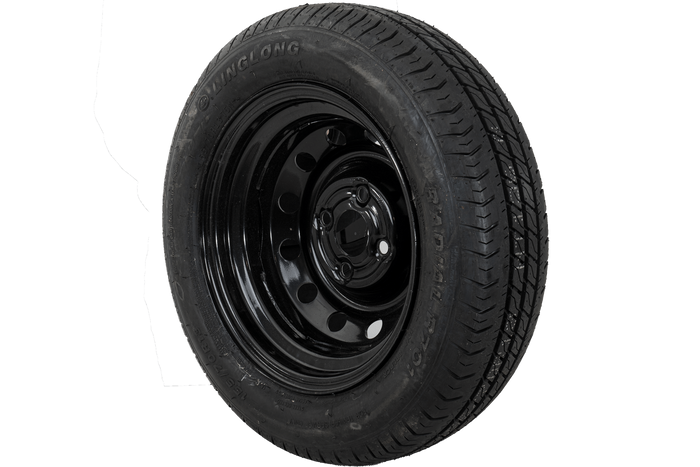 OUTLET Tilhengerhjul DEKK LINGLONG 155/70 R13 75N UNITRAILER FELG svart 4Jx13"H2 4x100 ET:30
