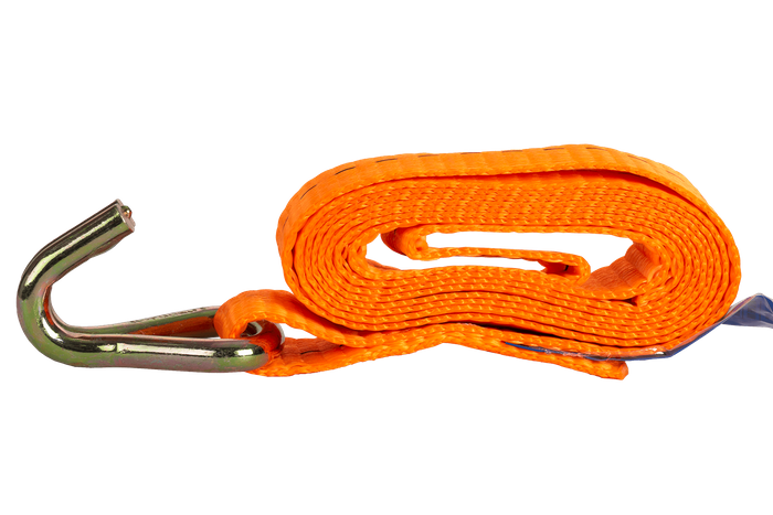 UNITRAILER 2m/25mm/1t oransje transportbånd med strammer