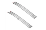 ProPlus 390096 sammenleggbare ramper aluminiumsramper for tilhengere 220 cm 680 kg sett med 2