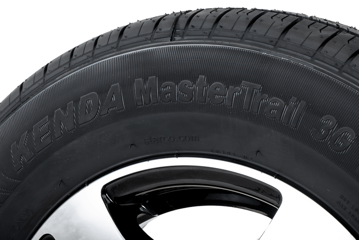 Forsterket hjul for tilhenger KENDA DEKK 165/80 R13C 96/94N ALU FELG STARCO polert 5Jx13"H2 5x112 ET:30