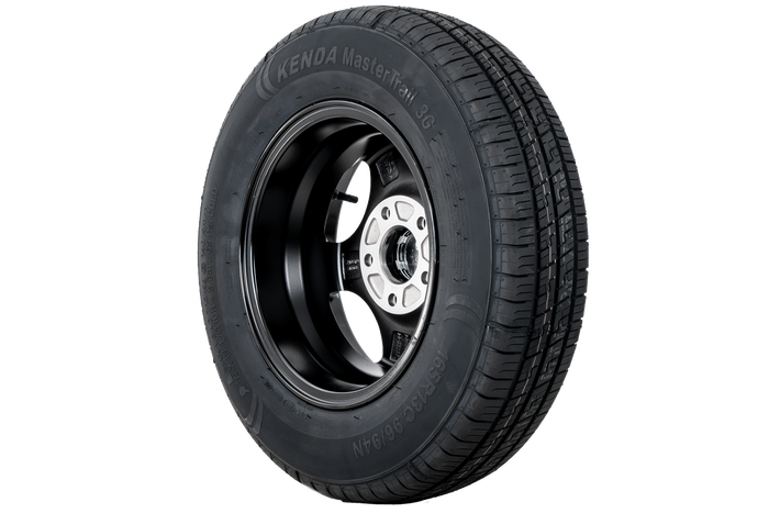 Forsterket hjul for tilhenger KENDA DEKK 165/80 R13C 96/94N ALU FELG STARCO polert 5Jx13"H2 5x112 ET:30