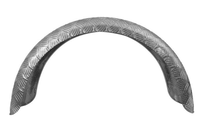 Tilhengerskjerm 15-16" DOMAR D29130 hjulbue 790/220mm