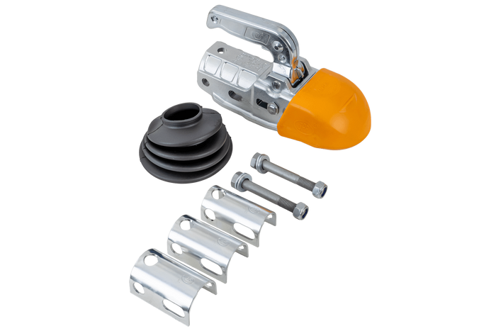 STEELPRESS BC-3000C-00-00+Z3 kulekobling for 3000 kg tilhenger med 35-50 mm rørdrag, støpejern