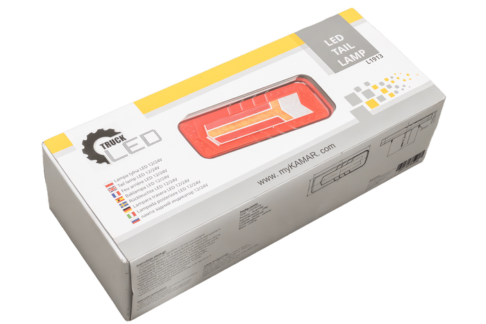 OUTLET TruckLED L1913 LED baklykt 6 funksjoner universal