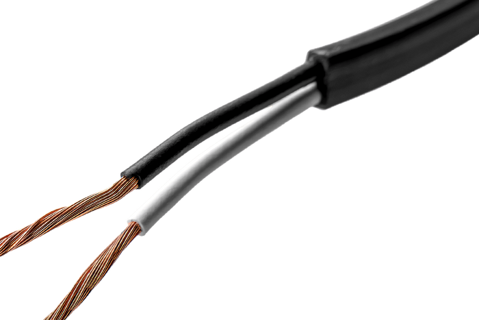 TEXSIM YLY-Sp 2x1,5 flat elektrisk kabel med to kjerner - 1 m