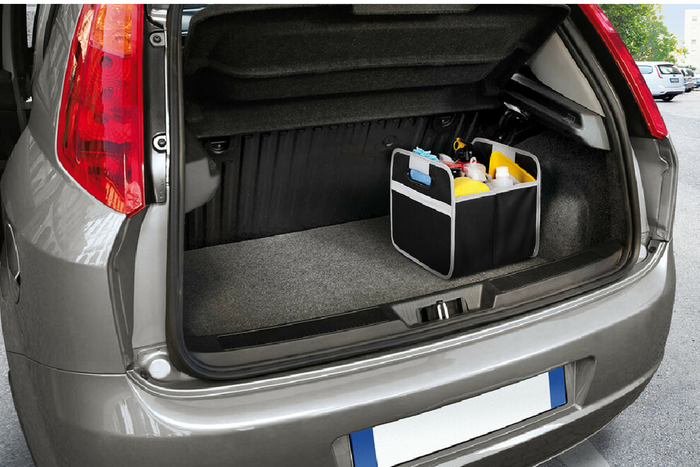 LAMPA Shop&Store M handlekurv sammenleggbar oppbevaringsbeholder 32x27cm