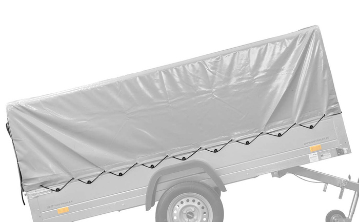 Deksel til rammen h-800 UNITRAILER presenning til henger 264x125cm GARDEN 264 KIPP og EXPERT PLUS 2612