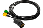 MANTES elektrisk installasjon tilhenger bergingsbil sele 3,8 m 7-PIN PLUG BAJONET 2x 5-PIN.
