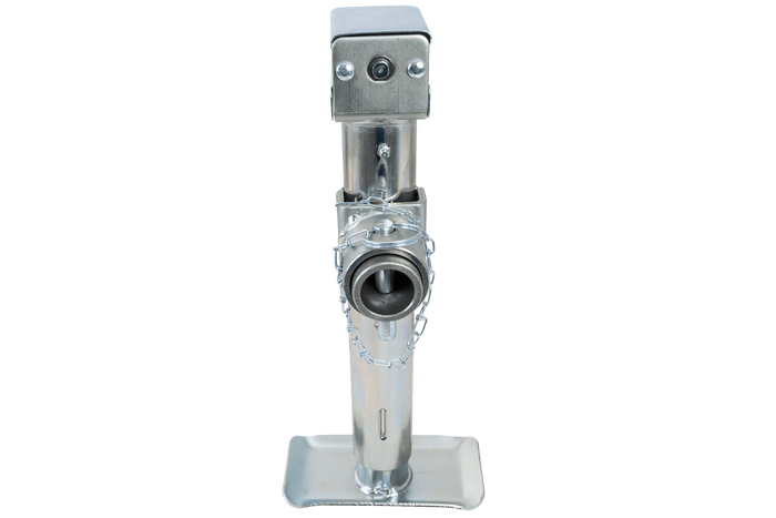 UNITRAILER TJ5001 uttrekkbar sveivstøtte for 1300 kg flatbed-tilhenger 364-614 mm