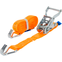 UNITRAILER 4m/25mm/1t oransje transportbånd med strammer